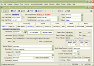 Cemetery Software - Mortuary Funeral Service Screen