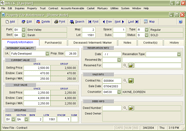 Cemetery Software - Property Screen